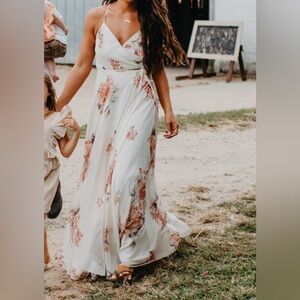 Maxi wrap dress